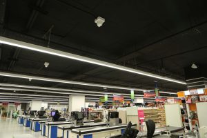 نور خطی آویز - نورپردازی فروشگاه