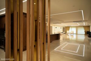 نورخطی ( چراغ خطی ) برای منزل مسکونی ، صنایع روشنایی نورانه