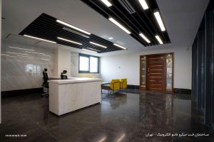 ساختمان فب - چراغ خطی لاین نورانه بهمراه چراغ لنزا