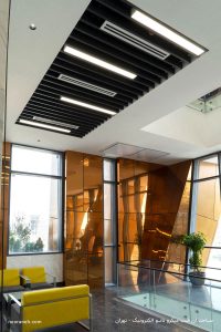 ساختمان فب - چراغ خطی لاین نورانه بهمراه چراغ لنزا