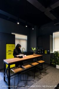 دفتر اداری شرکت الوند چراغ سیلوا آویز نورانه