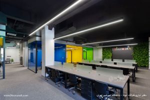 دفتر اداری شرکت الوند چراغ لاینی نورانه