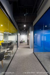 دفتر اداری شرکت الوند مولتی ترک لنزا یونیک نورانه