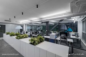 دفتر کارگزاری آگاه تهران چراغ لاین دوطرفه سیلوا روکار نورانه