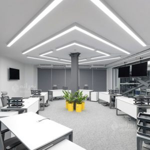 چراغ خطی روکار لاین ، دفتر کارگزاری آگاه ، نورانه