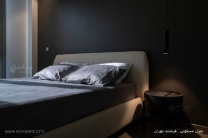 چراغ اسپات لایت آویز ، چراغ سیلندری آویز ،منزل مسکونی فرشته تهران چراغ سیلوا آویز نورانه