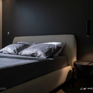 چراغ اسپات لایت آویز ، چراغ سیلندری آویز ،منزل مسکونی فرشته تهران چراغ سیلوا آویز نورانه