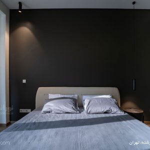 چراغ اسپات لایت آویز ، چراغ سیلندری آویز ،منزل مسکونی فرشته تهران چراغ سیلوا آویز نورانه