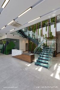 چراغ خطی لاین دفتر اداری پاک چوب نورانه