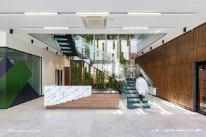 چراغ خطی لاین دفتر اداری پاک چوب نورانه