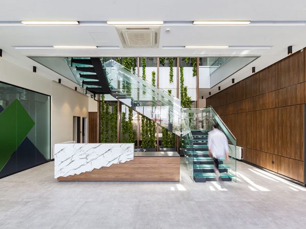 چراغ خطی لاین دفتر اداری پاک چوب نورانه