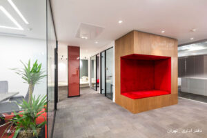 تهران دفتر اداری چراغ تریمو لاین نورانه