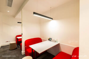 تهران دفتر اداری چراغ لاین نورانه