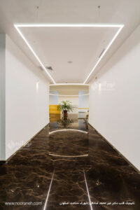 چراغ خطی ال ای دی ورونا، اصفهان کیلینیک قلب دکتر میر محمد صادقی چراغ ورونا نورانه