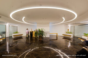 اصفهان کیلینیک قلب دکتر میر محمد صادقی چراغ رینگو سفارشی نورانه