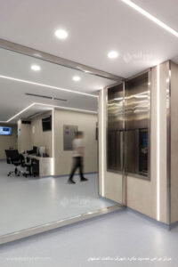 چراغ خطی کناف مدل ورونا ، چراغ خطی تریم لس ، مرکز جراحی محدود نگاره ، نورانه