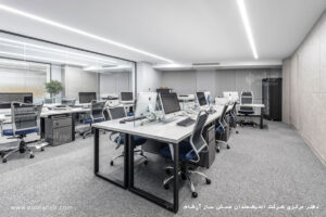 دفتر مرکزی شرکت اندیشمندان مسکن ساز آرشام تهران نورانه چراغ لاین