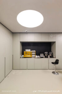 چراغ سقفی توکار ، چراغ بدون لبه توکار لینو ، شرکت نورانه