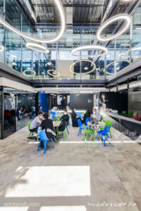 تهران نورانه چراغ رینگو سفارشی پروژه رسا