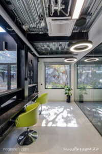 تهران نورانه چراغ رینگو سفارشی پروژه رسا