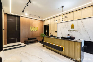 نورانه پروژه دفتر اداری ، چراغ خطی ورونا 40 لبه دار توکار ، مولتی ترک چراغ مگنتی