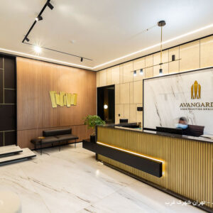 نورانه پروژه دفتر اداری ، چراغ خطی ورونا 40 لبه دار توکار ، مولتی ترک چراغ مگنتی