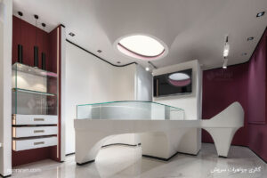 نورانه پروژه گالری جواهرات سروش چراغ سیلوا آویز مانا دوخانه مانا تک خانه لینو کاستومایز چراغ تخم مرغی