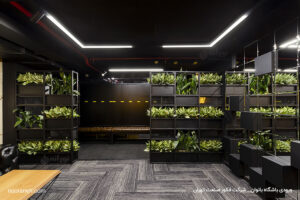 پروژه نورانه تهران شرکت فکور صنعت اسپات لاین طراحی داخلی صنعتی نوپردازی لایتینگ