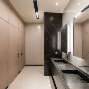 نورانه پروژه اداری دیدار چراغ خطی لاین کانال لاین آویز چراغ دارک لایت تریمو