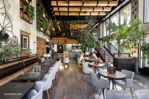 اصول نورپردازی کافه و رستوران، کافه بلک برز تهران