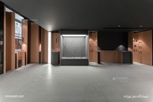 نورانه پروژه ایران مال تهران چراغ سیلوا آویز روکار فروشگاه عطر تورنته