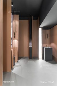 نورانه پروژه ایران مال تهران چراغ سیلوا آویز روکار فروشگاه عطر تورنته