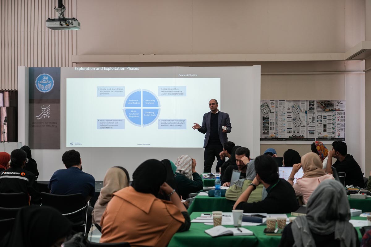 برگزاری کارگاه High-Performance دردانشکده هنرهای زیبا دانشگاه تهران با همکاری و مشارکت صنایع روشنایی نورانه