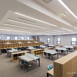 پروژه روشنایی دانشکده علوم پزشکی دانشگاه البرز کرج، چراغ خطی لاین روکار نورانه