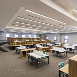 پروژه روشنایی دانشکده علوم پزشکی دانشگاه البرز کرج، چراغ خطی لاین روکار نورانه