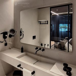 روشنایی حمام هتل، نورپردازی حمام هتل