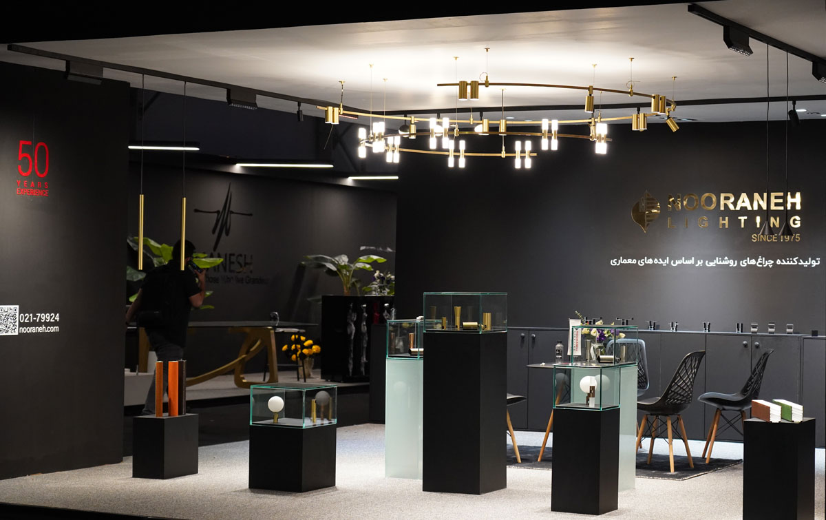 غرفه نورانه در نمایشگاه الیت هوم