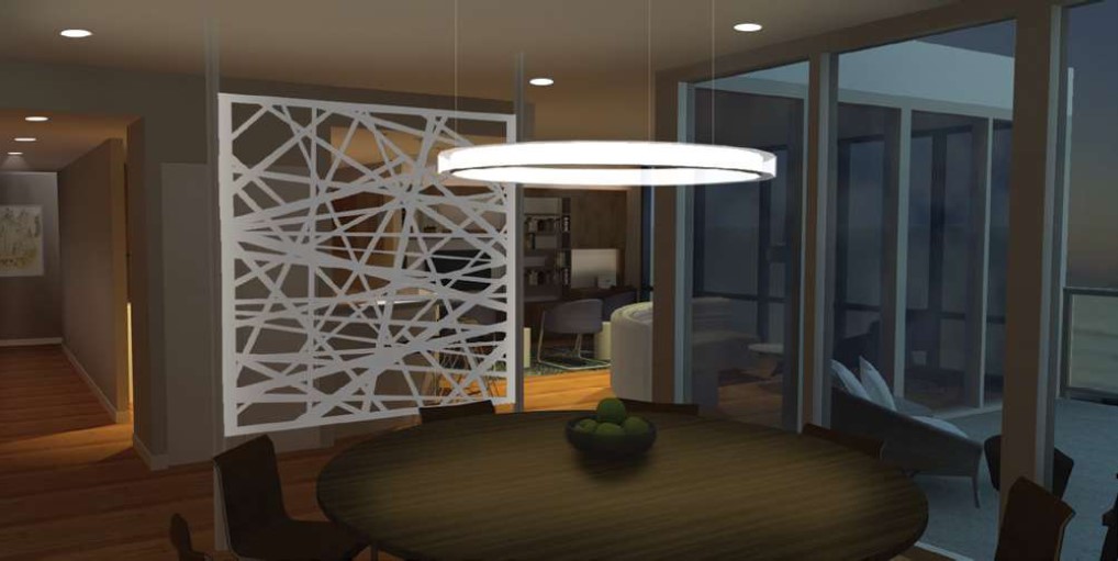 نورپردازی فضای ناهارخوری