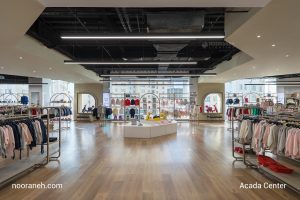 پروژه روشنایی آکادا سنتر، چراغ خطی کرو کاستومایز نورانه