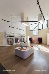 پروژه روشنایی آکادا سنتر، چراغ خطی کرو کاستومایز نورانه