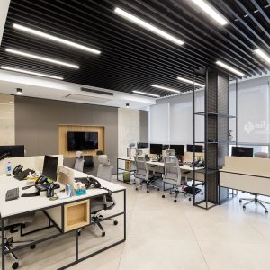 پروژه روشنایی شرکت زرین رویا، چراغ خطی نورانه