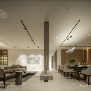 تامین چراغ های روشنایی ساختمان پلاک 23 پارسا، سیستم مولتی ترک نورانه