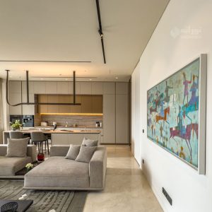 تامین چراغ های روشنایی ساختمان پلاک 23 پارسا، سیستم مولتی ترک نورانه