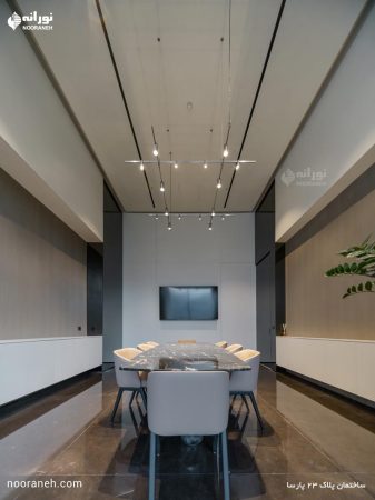 ساختمان پارسا-چراغ های گلوری نورانه