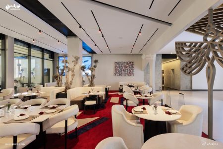 نورپردازی رستوران آلایا با چراغ های مگنتی مولتی ترک نورانه