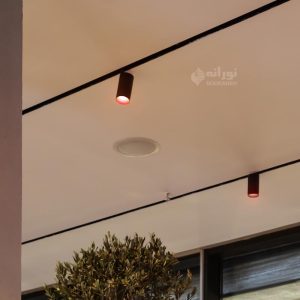 نورپردازی رستوران آلایا با چراغ های مگنتی مولتی ترک نورانه