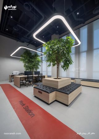 نورپردازی دفتر کار روبان قرمز، چراغ کرو نورانه