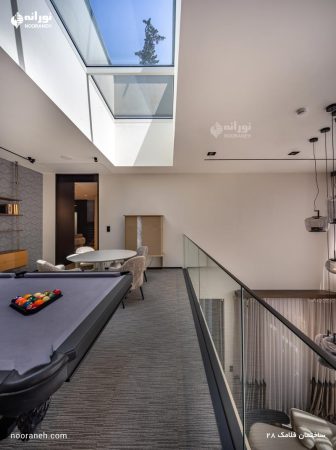 تامین روشنایی و نورپردازی ساختمان فلامک شماره 28 توسط شرکت نورانه