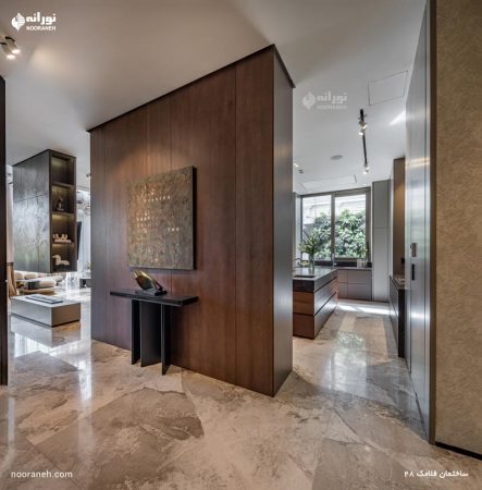 تامین روشنایی و نورپردازی ساختمان فلامک شماره 28 توسط شرکت نورانه