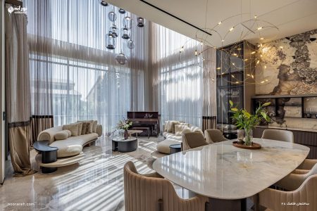 تامین روشنایی و نورپردازی ساختمان فلامک شماره 28 توسط شرکت نورانه